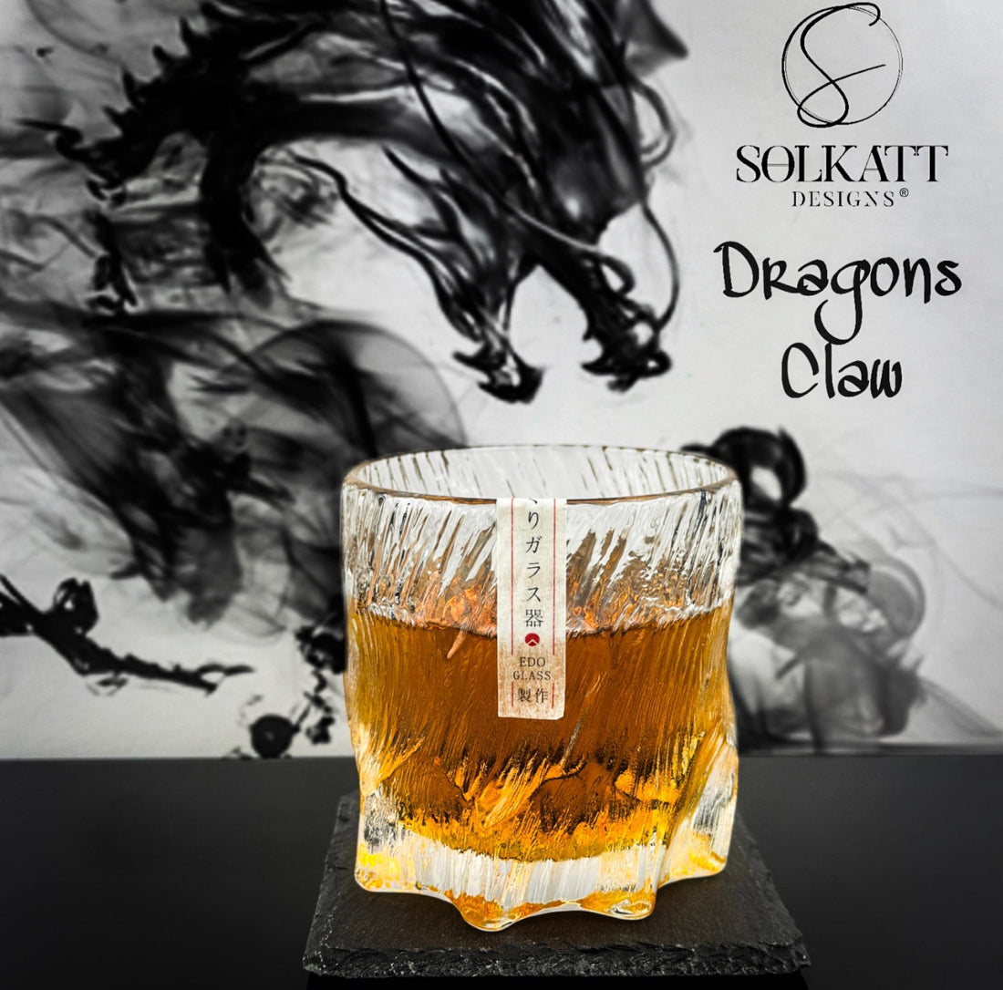 Japanese Whisky Glass Dragon Claw Solkatt Designs