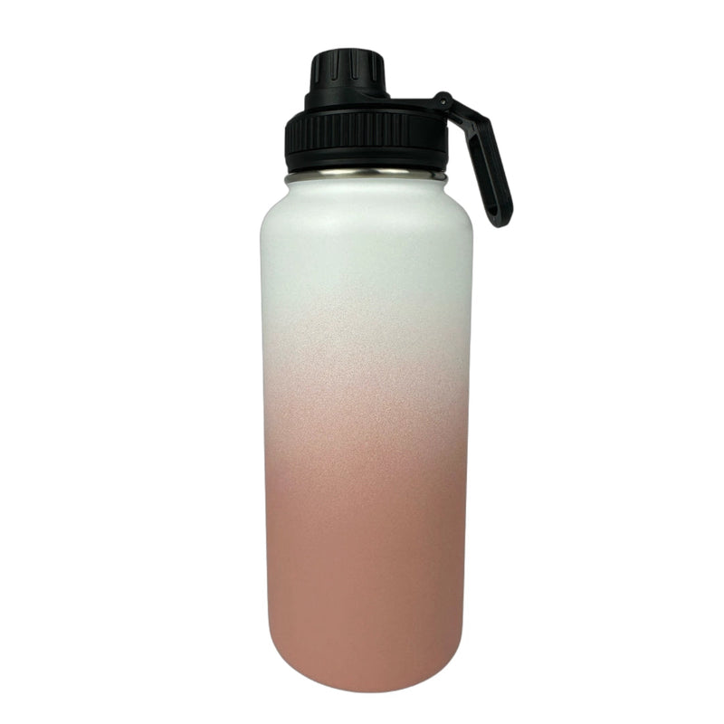 Coral Pink Insulated Water Bottle - 950ml - Solkatt Designs 