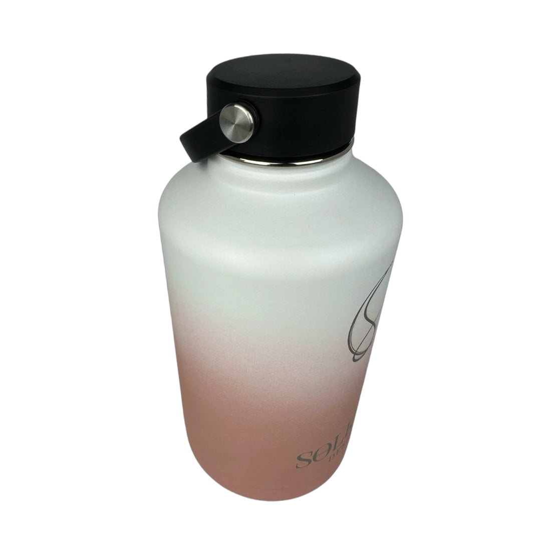 Coral Pink Insulated Water Bottle - 1.9L - Solkatt Designs 