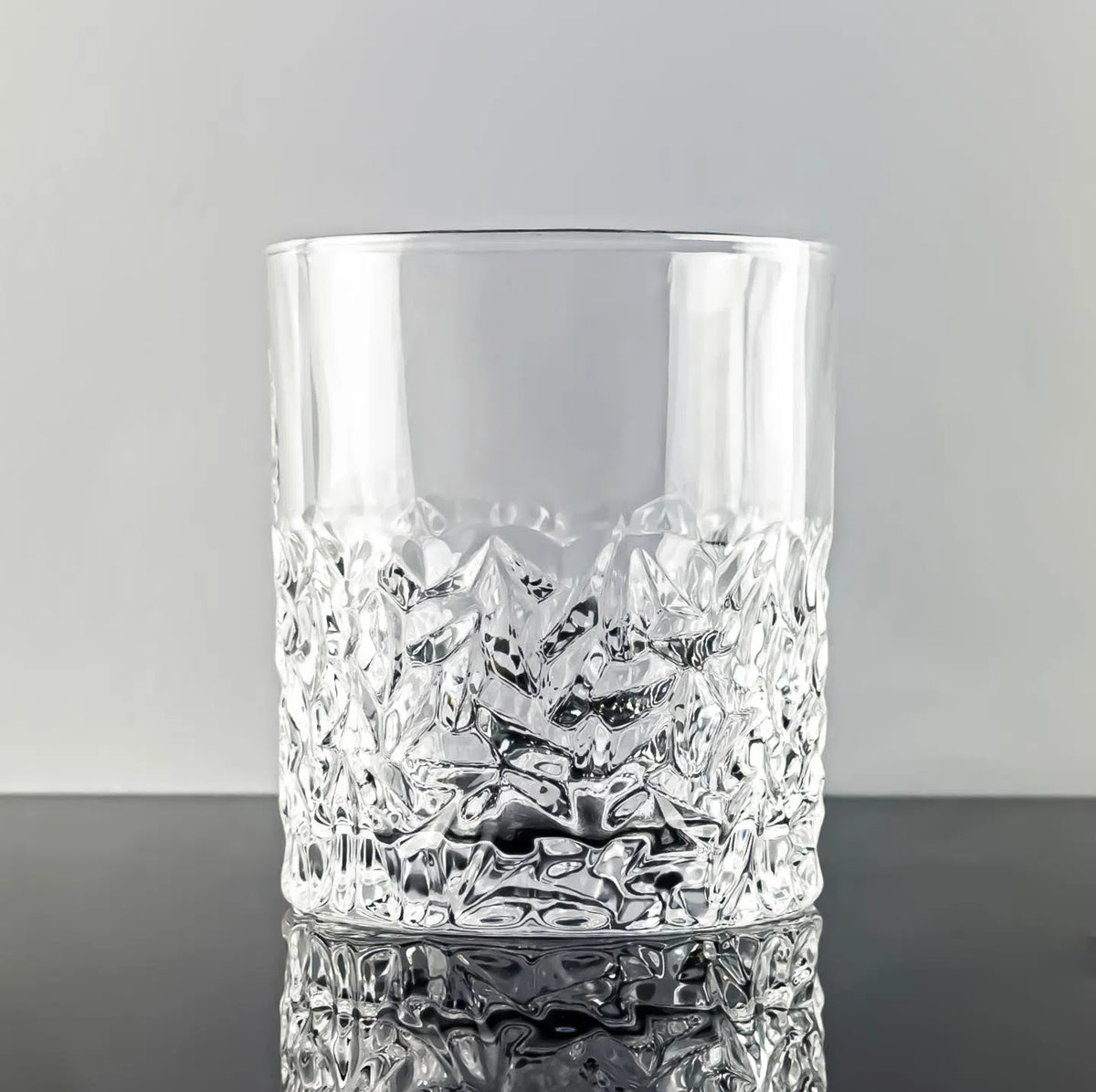 Frosted Bottom Heavy Base Whisky Glass - Solkatt Designs 