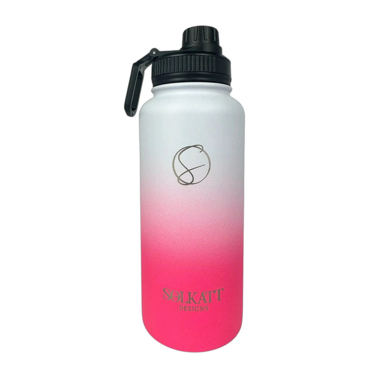 Hot Pink Insulated Water Bottle - 950ml - Solkatt Designs 