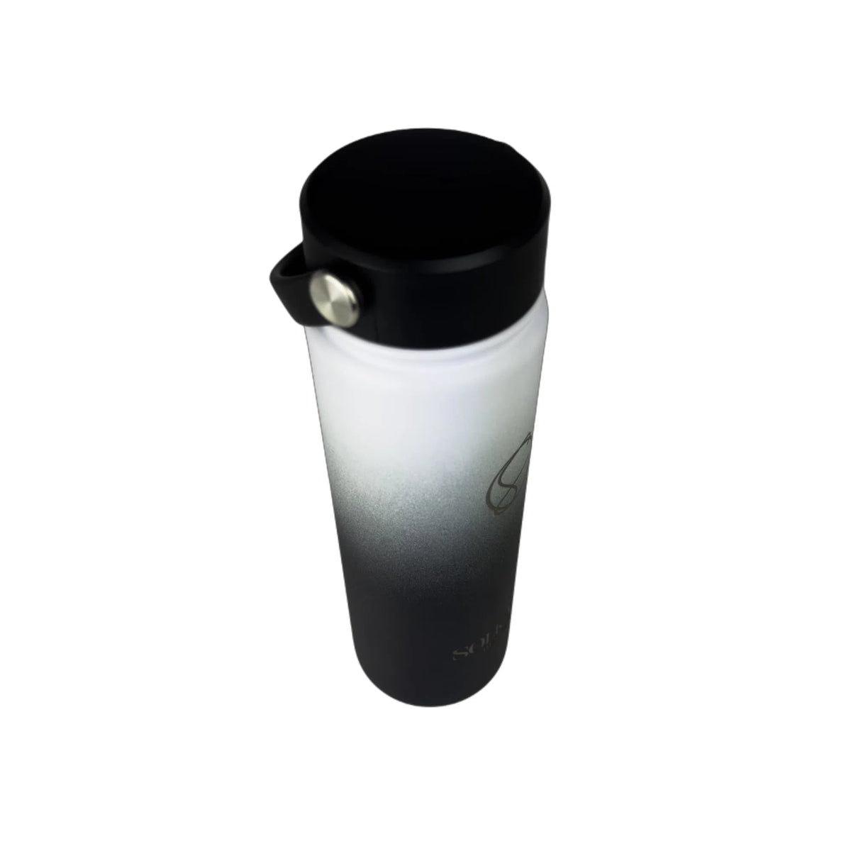 Midnight Black Insulated Water Bottle - 650ml - Solkatt Designs 