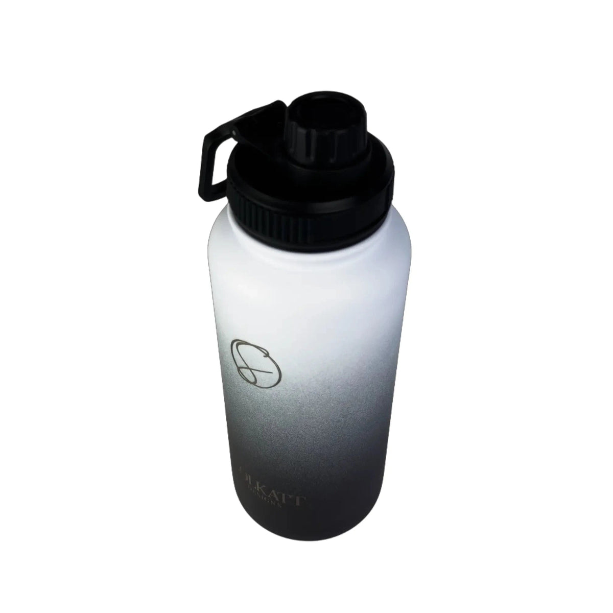 Midnight Black Insulated Water Bottle - 950ml - Solkatt Designs 