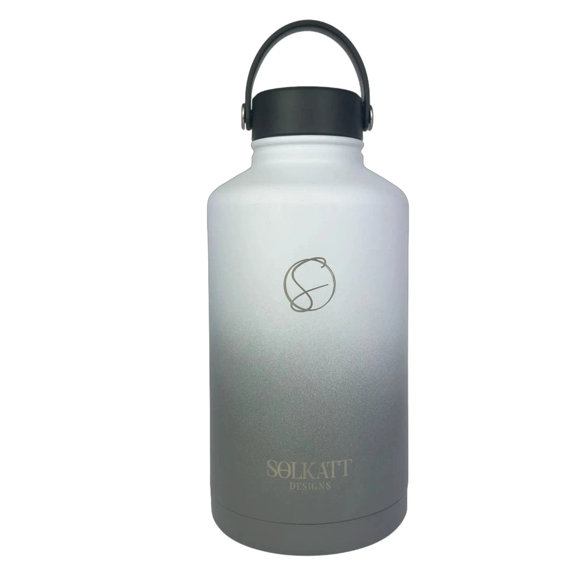 Misty Grey Insulated Water Bottle - 1.9L - Solkatt Designs 