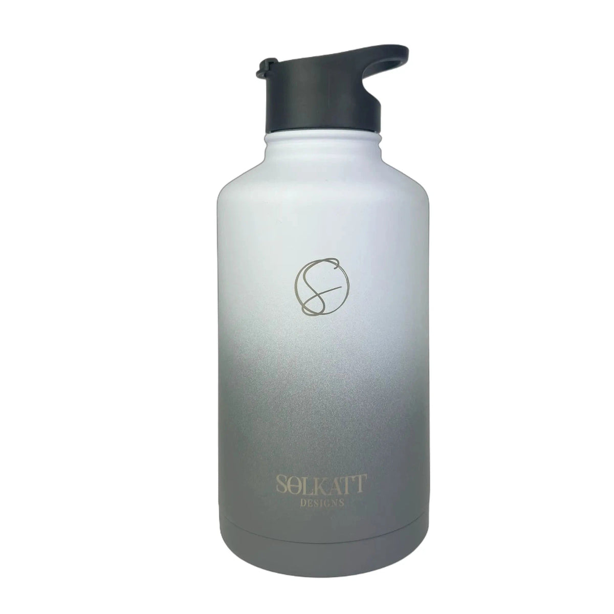 Misty Grey Insulated Water Bottle - 1.9L - Solkatt Designs 