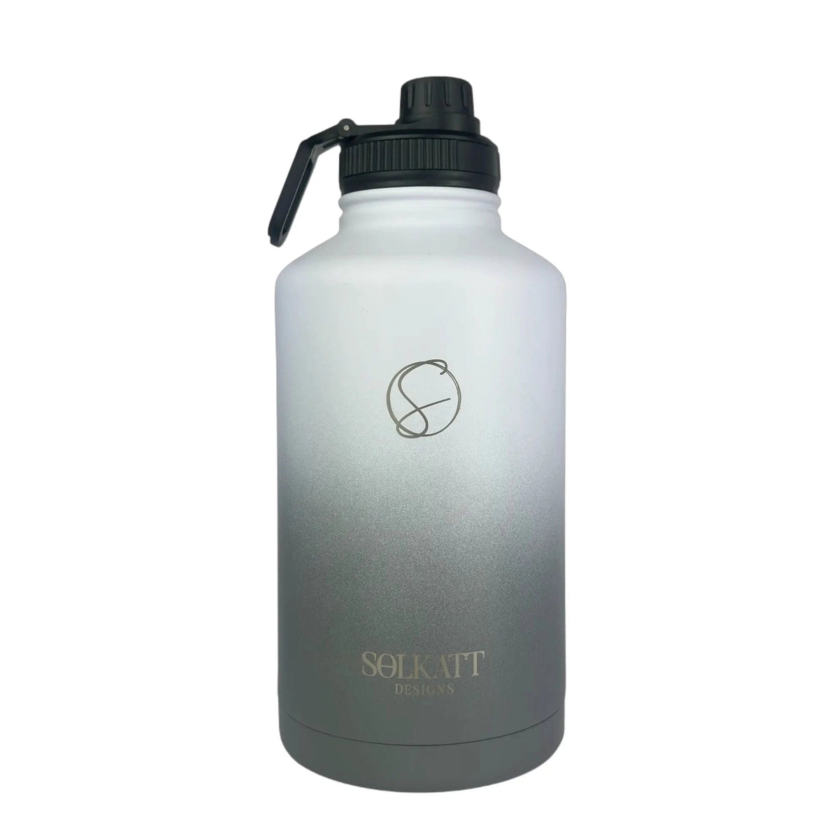 Misty Grey Insulated Water Bottle - 1.9L - Solkatt Designs 