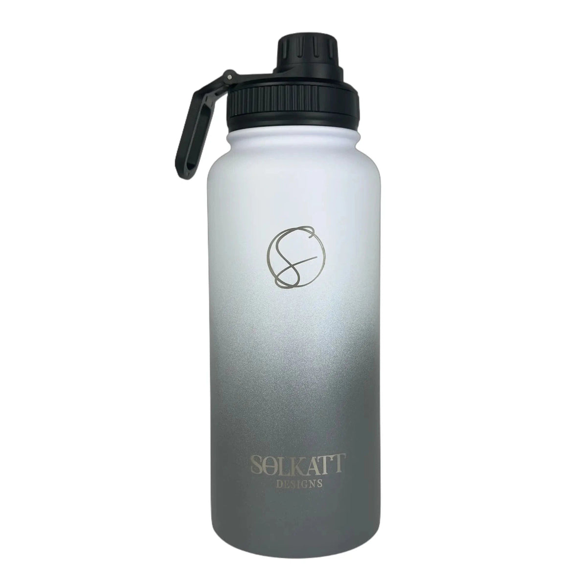 Misty Grey Insulated Water Bottle - 950ml - Solkatt Designs 