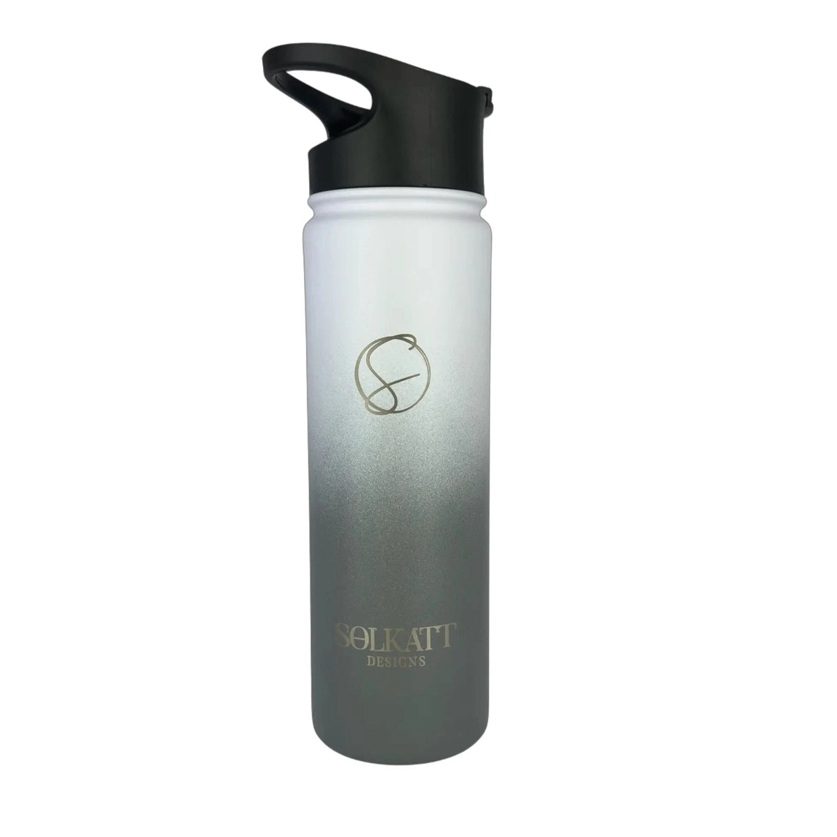 Misty Grey Insulated Water Bottle - 650ml - Solkatt Designs 