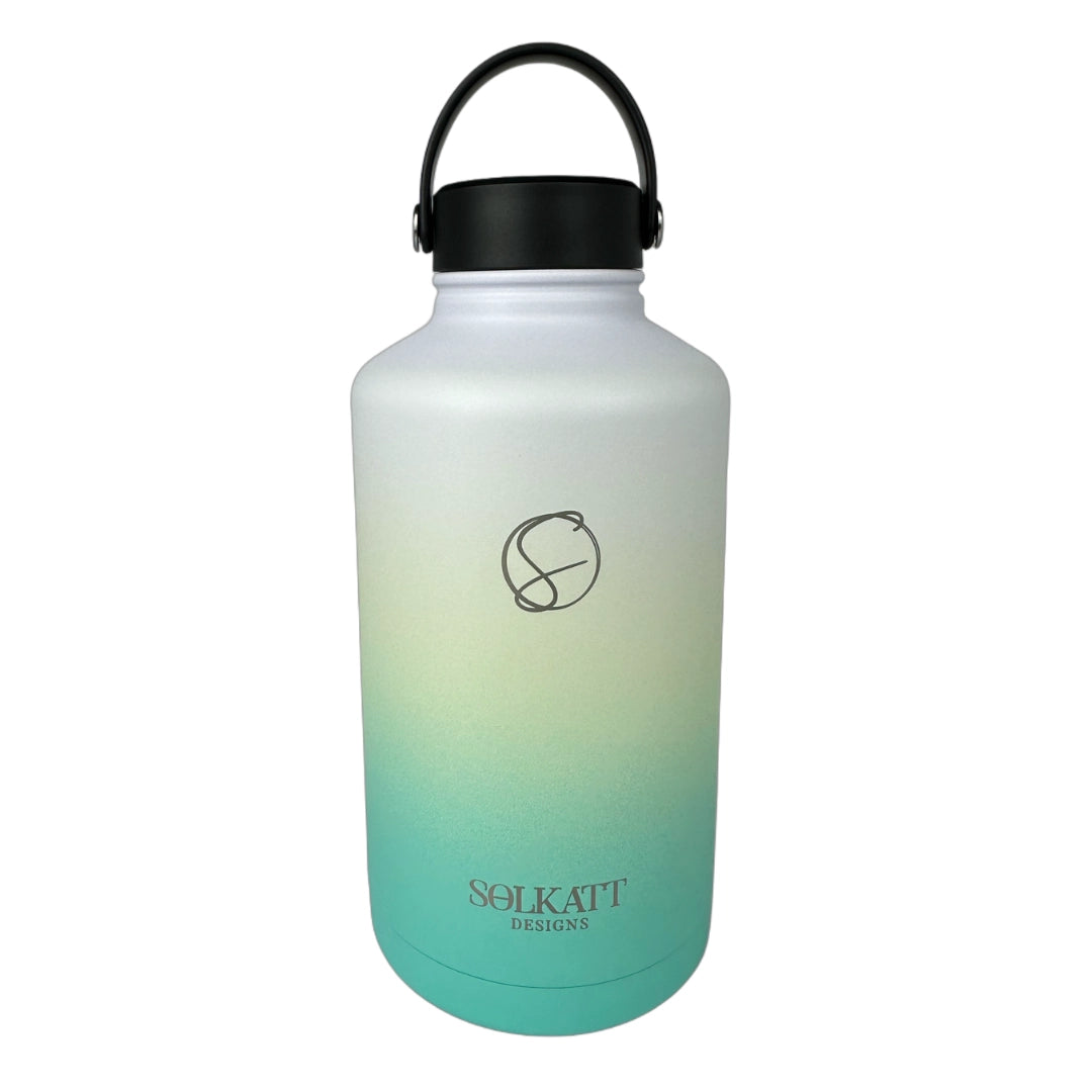 Ocean Aqua Insulated Water Bottle - 1.9L - Solkatt Designs 