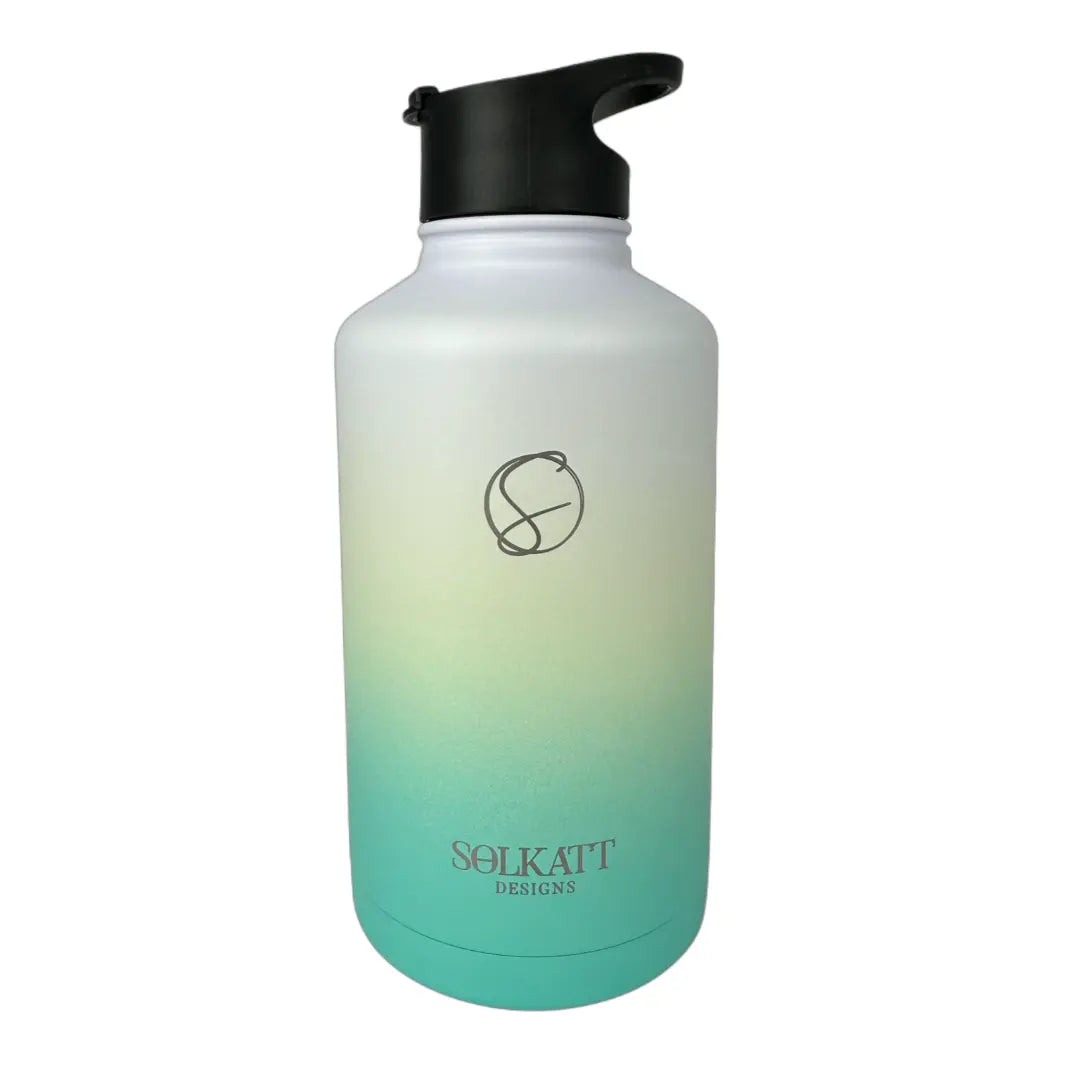 Ocean Aqua Insulated Water Bottle - 1.9L - Solkatt Designs 