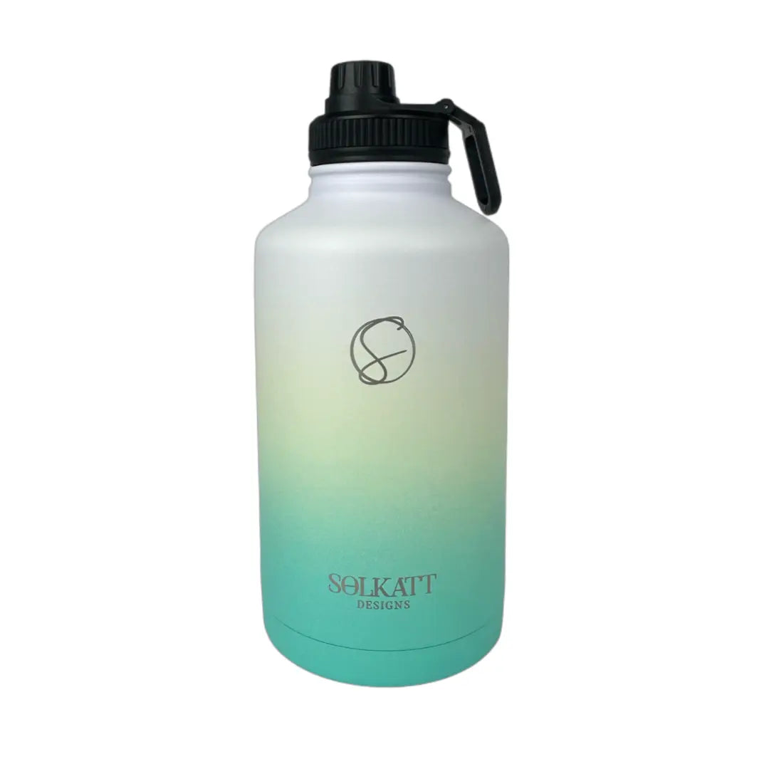 Ocean Aqua Insulated Water Bottle - 1.9L - Solkatt Designs 