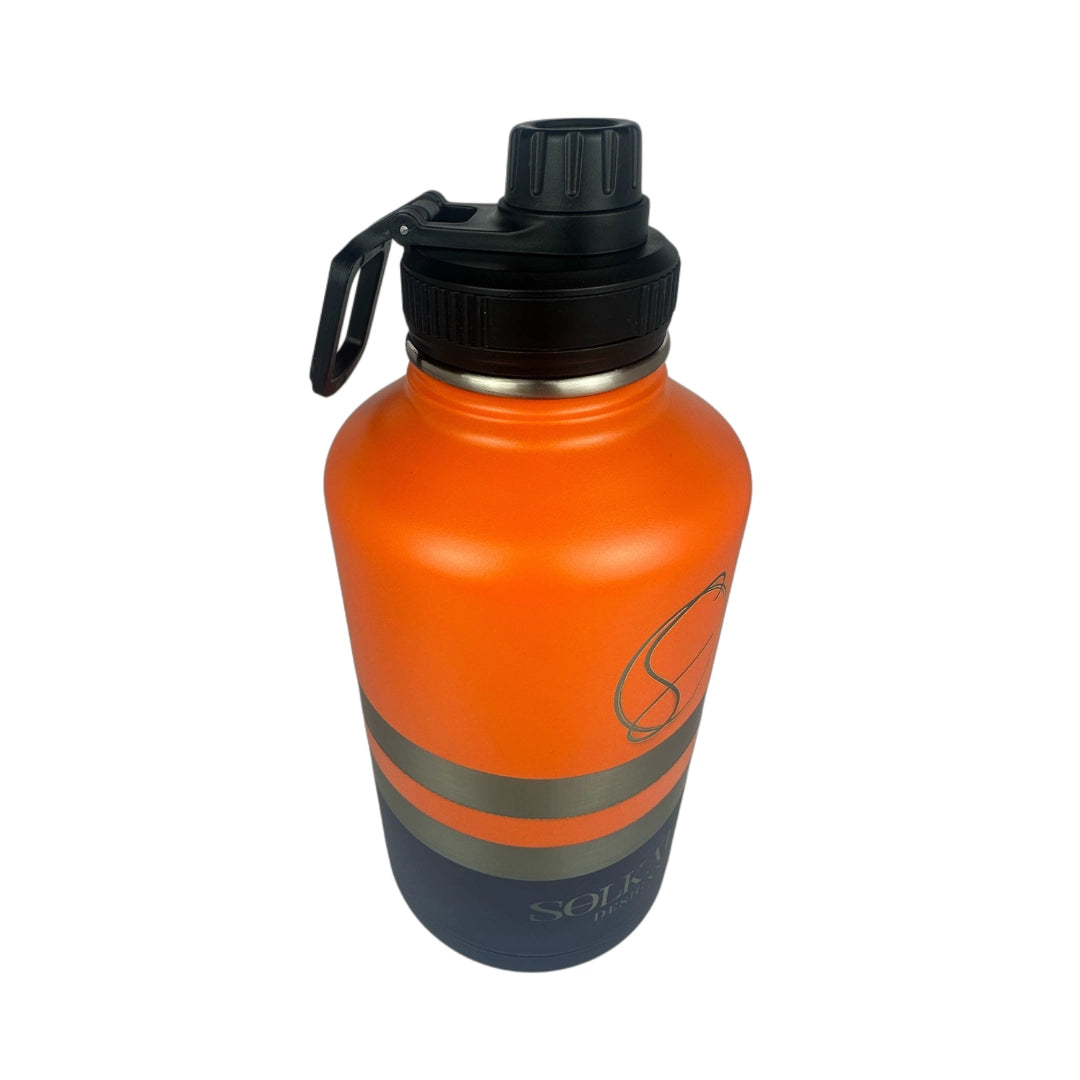 Ole Mate Orange Insulated Tradie Water Bottle - 1.9L - Solkatt Designs 