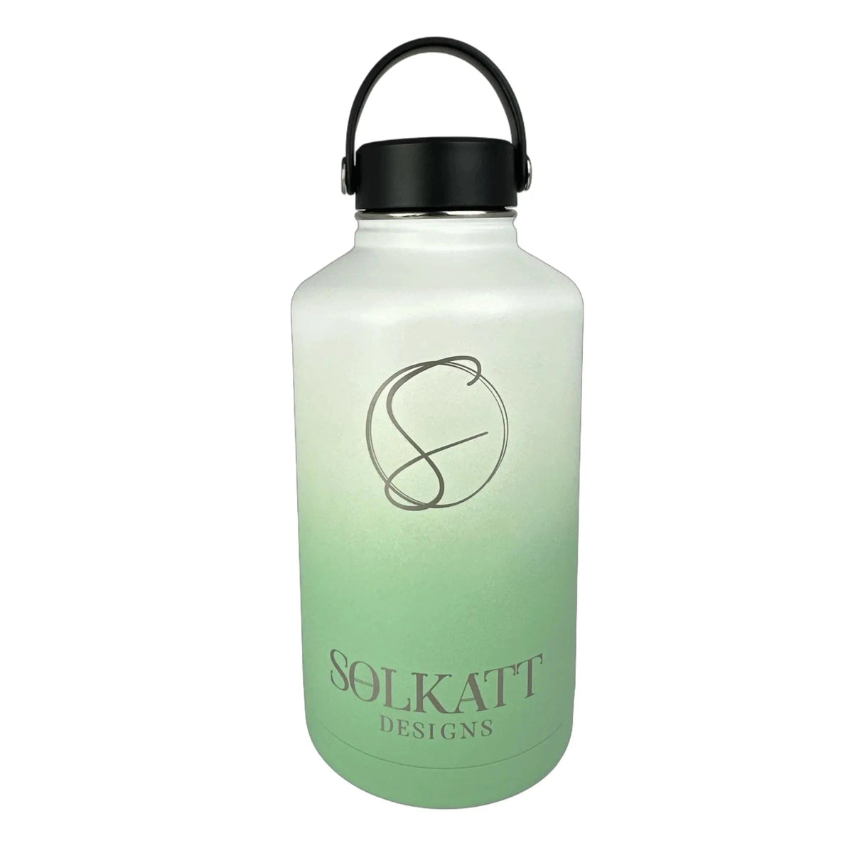 Pastel Green Insulated Water Bottle - 1.9L - Solkatt Designs 