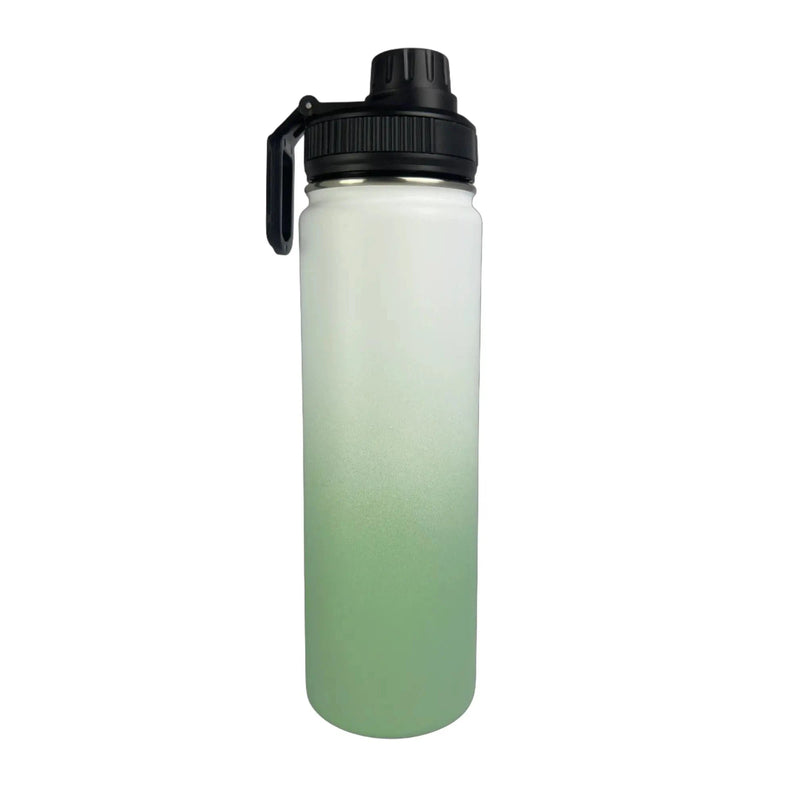 Pastel Green Insulated Water Bottle - 650ml - Solkatt Designs 