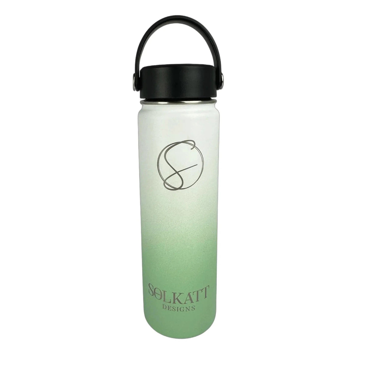 Pastel Green Insulated Water Bottle - 650ml - Solkatt Designs 