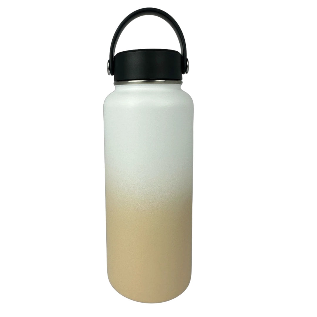 Pastel Beige Insulated Water Bottle - 950ml - Solkatt Designs 