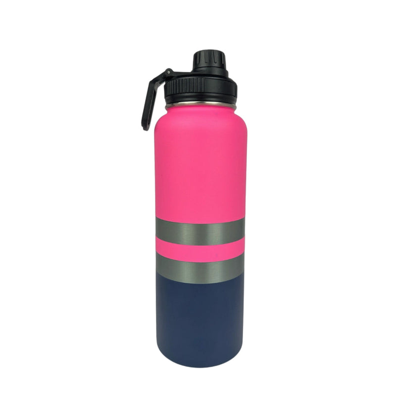 Plastered Pink Insulated Tradie Water Bottle - 1.2L - Solkatt Designs 