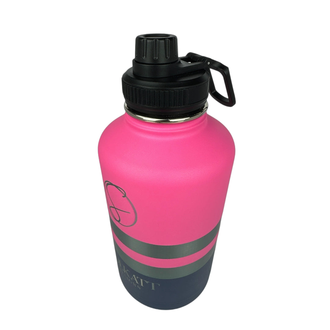 Plastered Pink Insulated Tradie Water Bottle - 1.9L - Solkatt Designs 