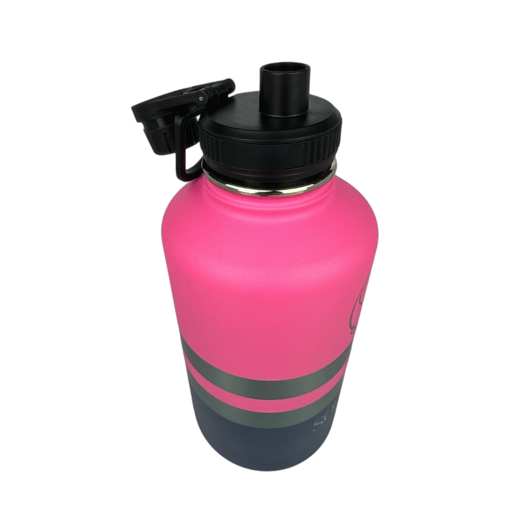 Plastered Pink Insulated Tradie Water Bottle - 1.9L - Solkatt Designs 