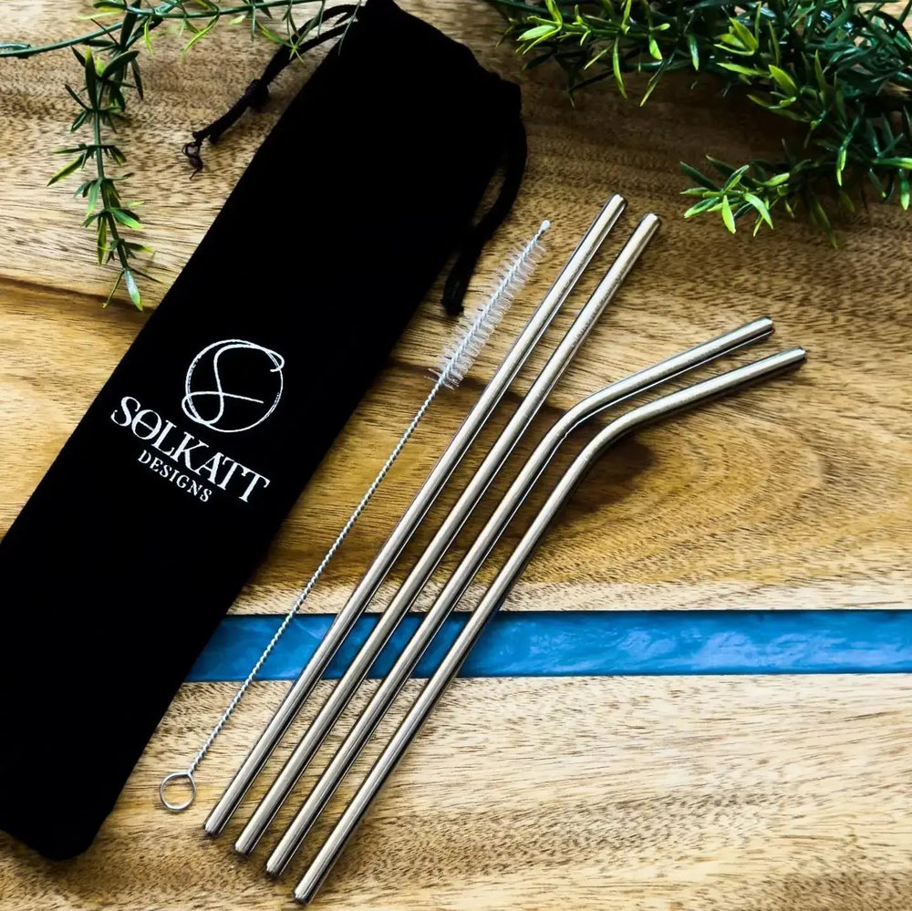 Stainless Steel Straw Set