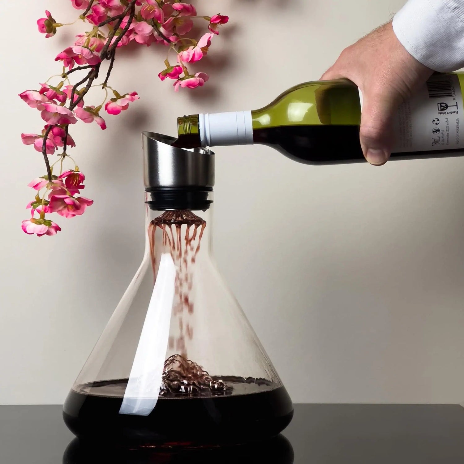 Everest mountain wine decanter Solkatt Designs