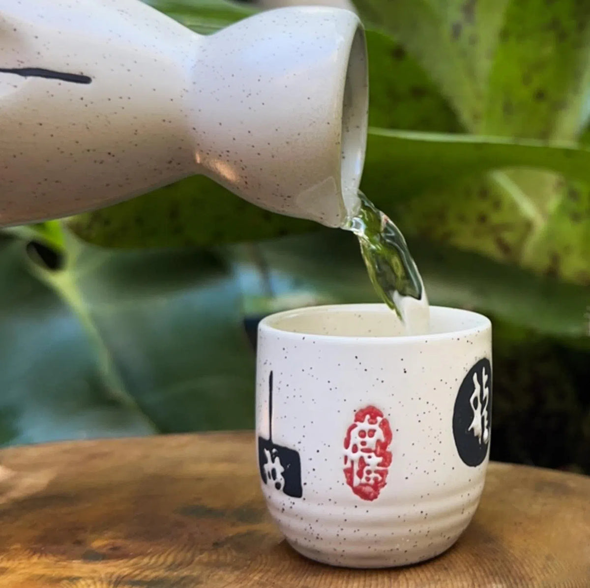 Traditional Japanese Ceramic Sake Set - Solkatt Designs 