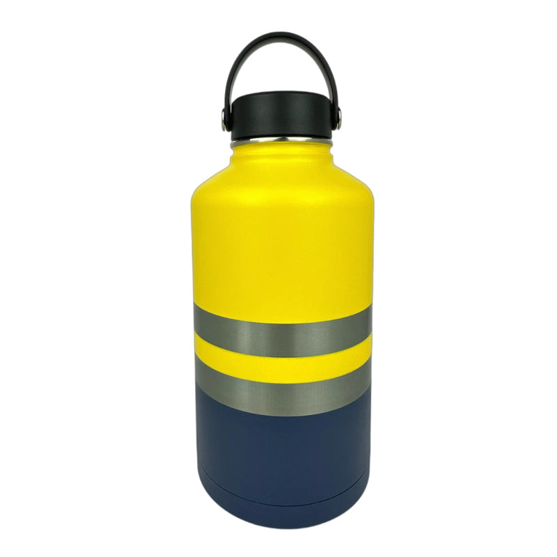 Yeah Nah Yellow Insulated Tradie Water Bottle - 1.9L - Solkatt Designs 