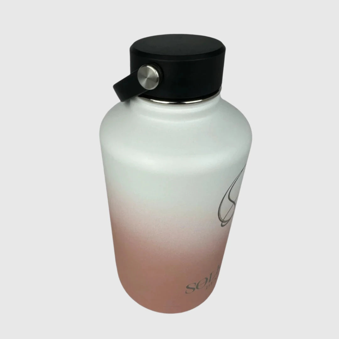 Coral Pink Insulated Water Bottle - 1.9L - Solkatt Designs 