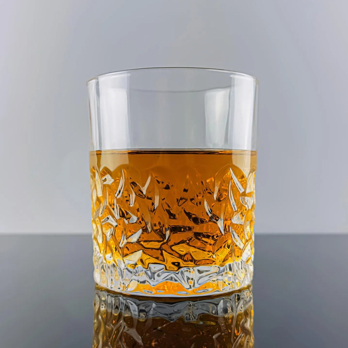 Frosted Bottom Heavy Base Whisky Glass - Solkatt Designs 