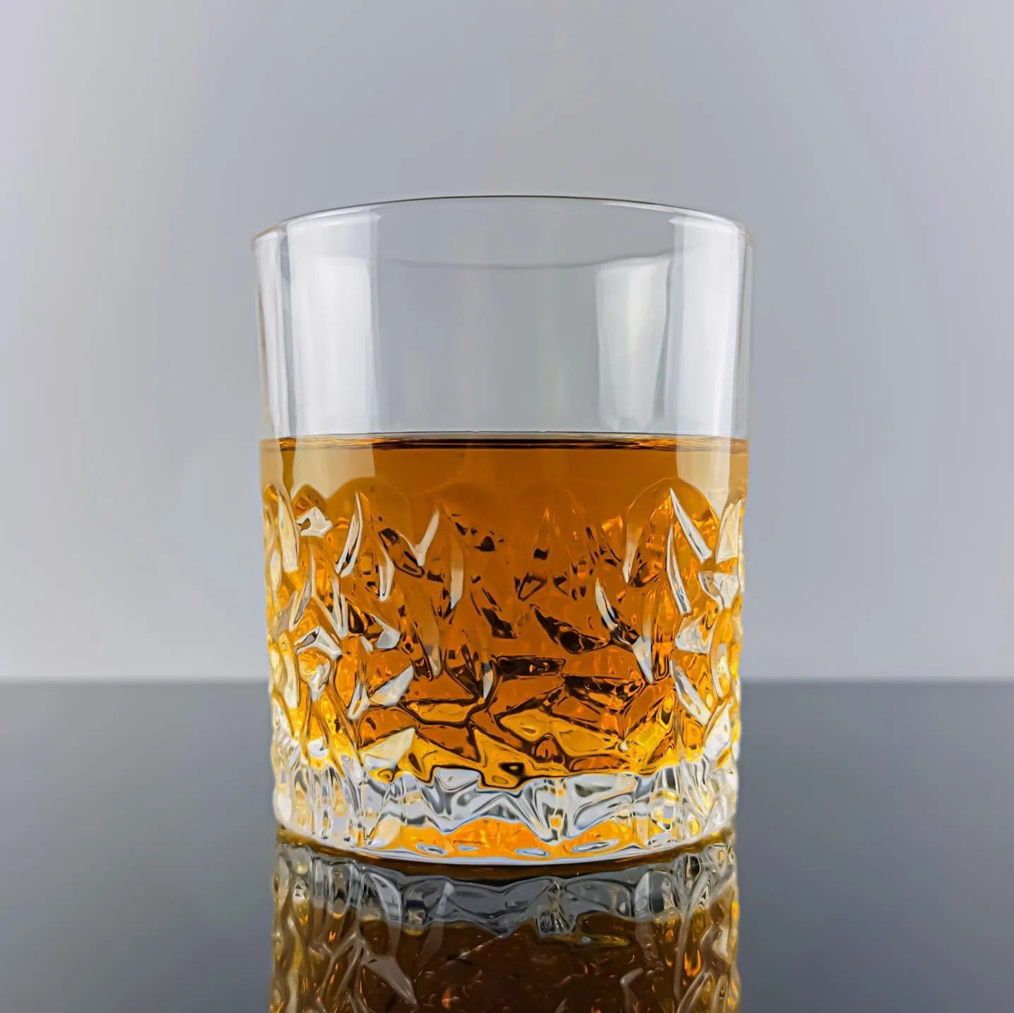 Frosted Bottom Heavy Base Whisky Glass - Solkatt Designs 