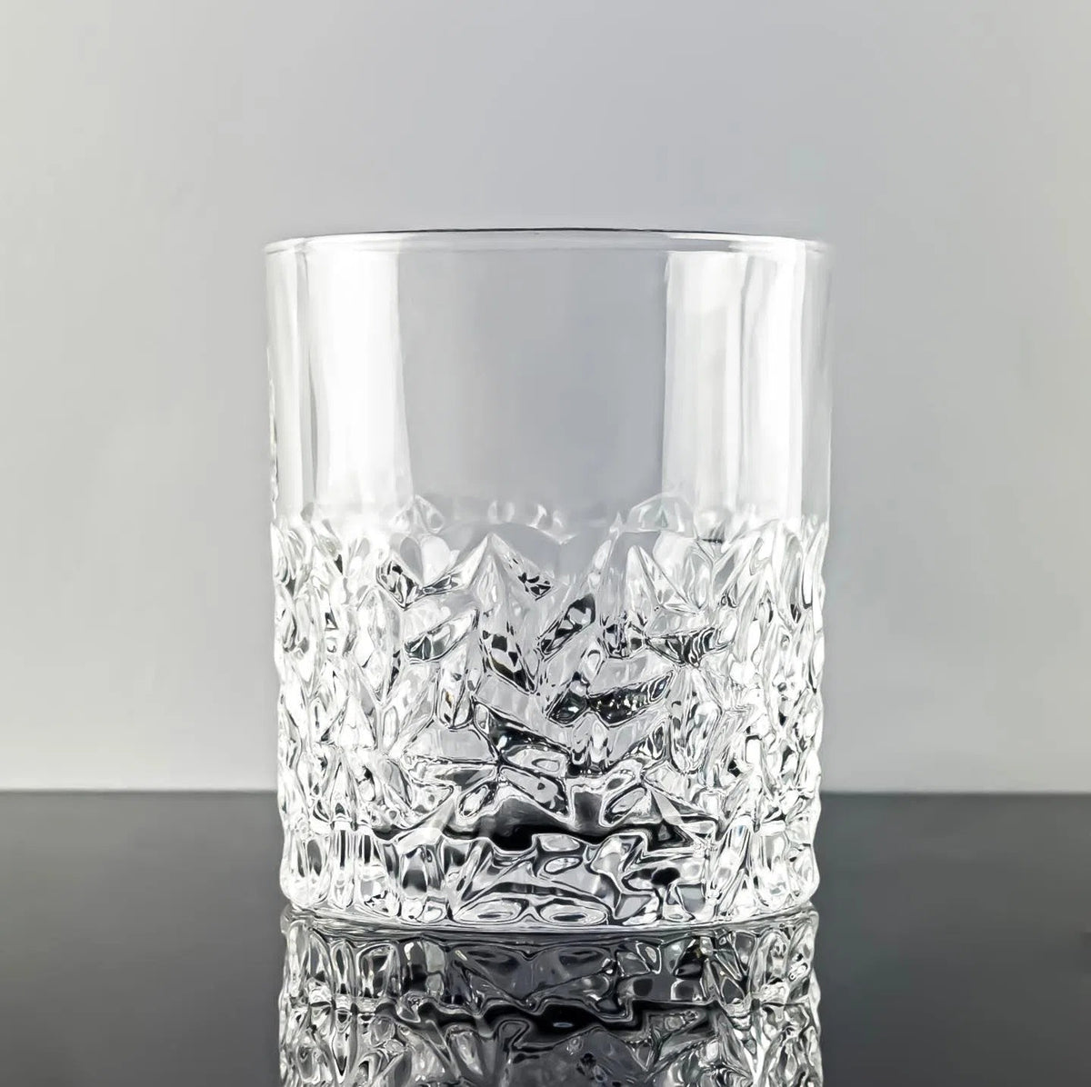 Frosted Bottom Heavy Base Whisky Glass - Solkatt Designs 