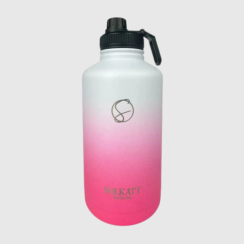 Hot Pink Insulated Water Bottle - 1.9L Stainless Steel