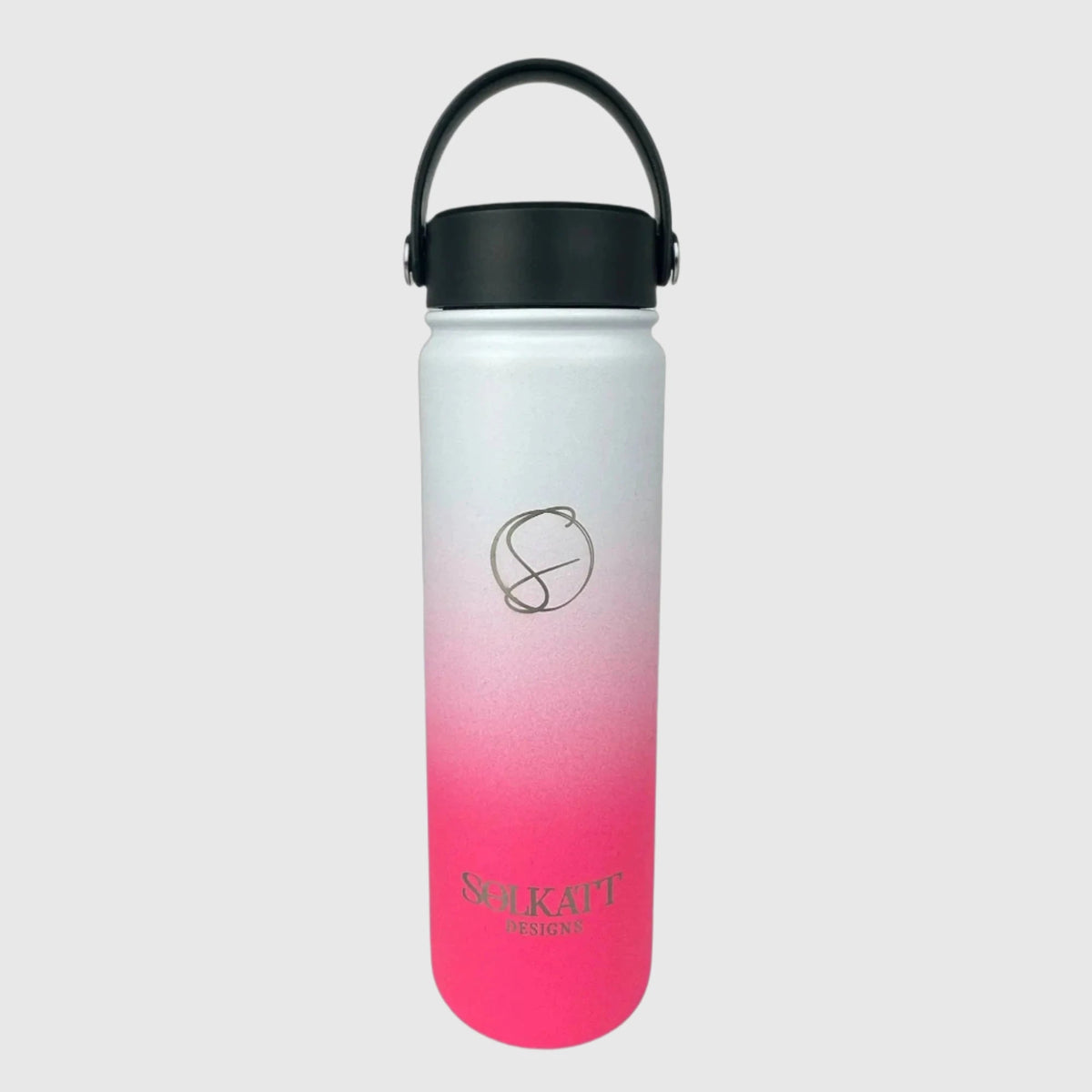 Hot Pink Insulated Water Bottle - 650ml - Solkatt Designs 