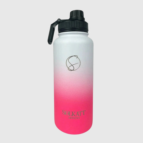 Hot Pink Insulated Water Bottle - 950ml Stainless Steel