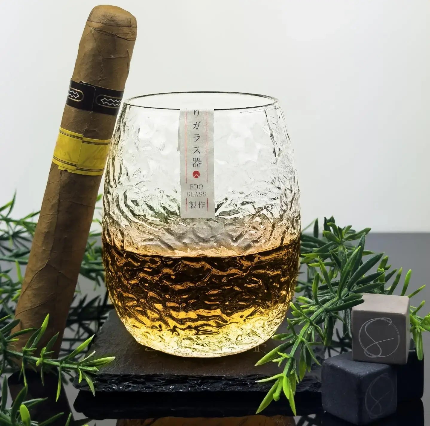 Japanese Style Silkworm Whisky Glass - Solkatt Designs 