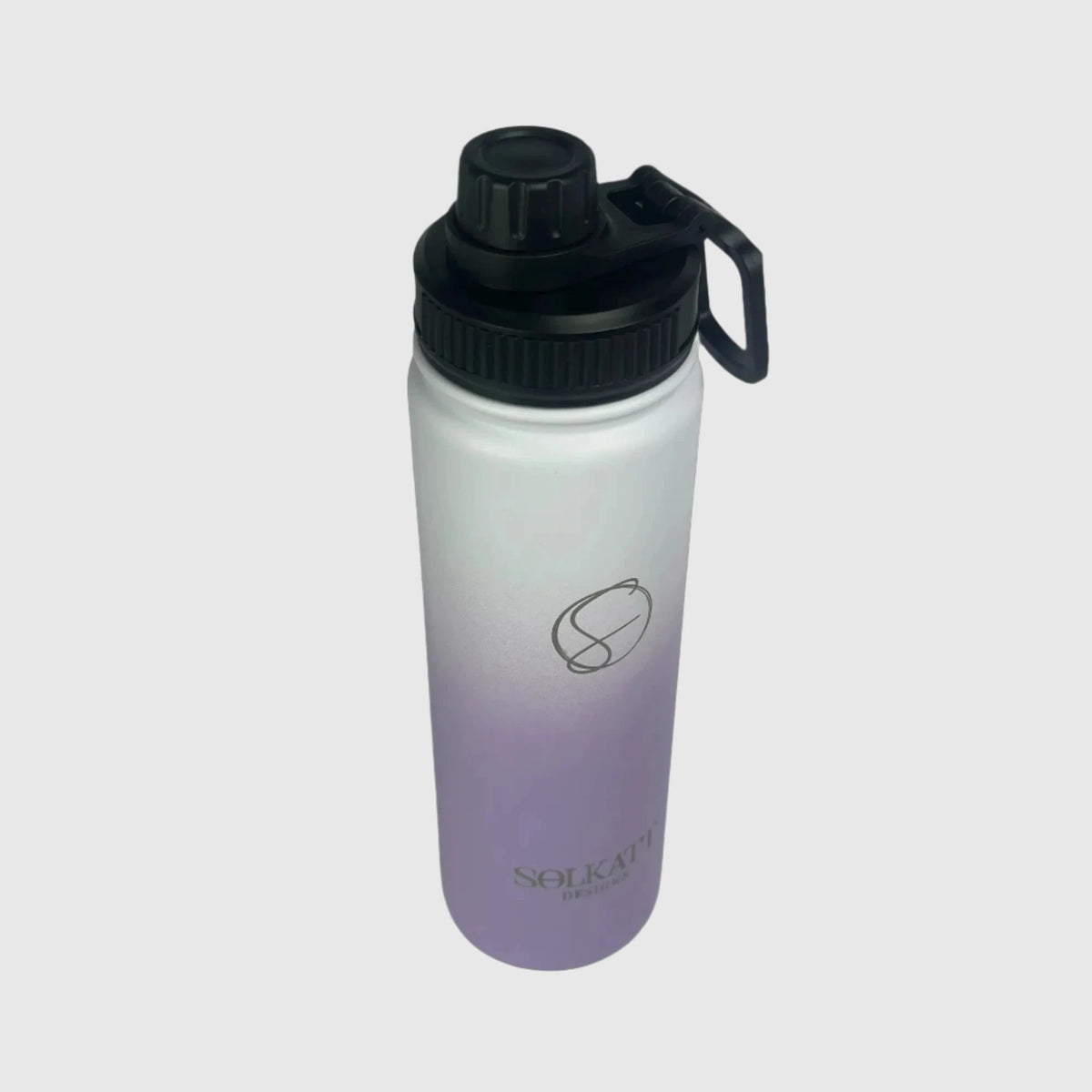 Lavender Lilac Insulated Water Bottle - 650ml - Solkatt Designs 