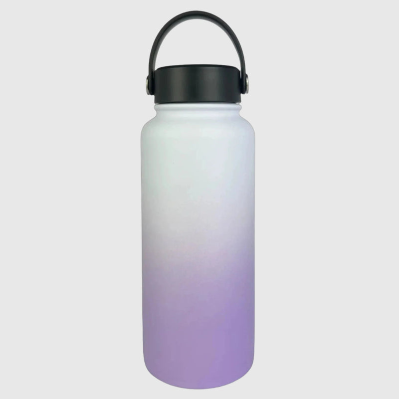 Lavender Lilac Insulated Water Bottle - 950ml - Solkatt Designs 