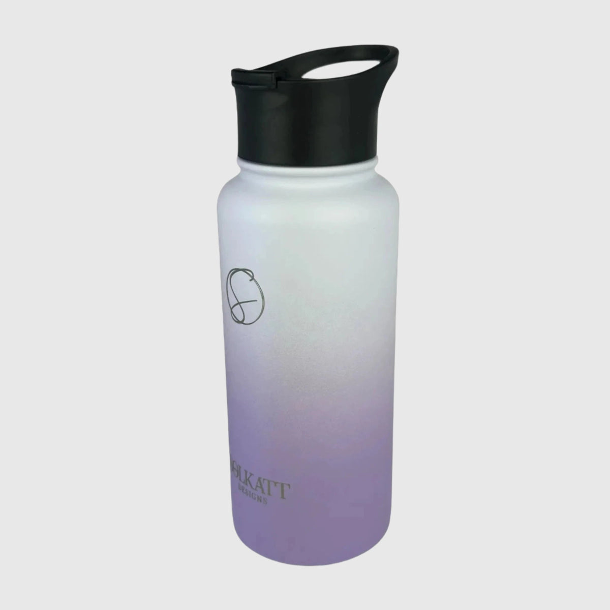 Lavender Lilac Insulated Water Bottle - 950ml - Solkatt Designs 