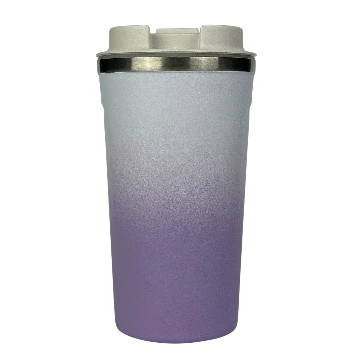 Lavender Lilac Insulated Travel Coffee Cup - 500ml - Solkatt Designs 