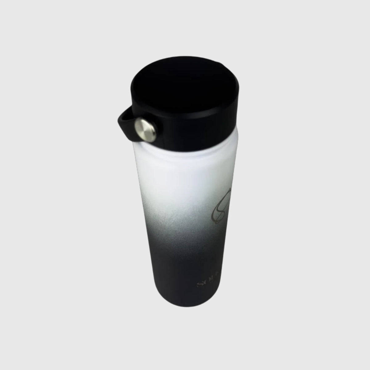 Midnight Black Insulated Water Bottle - 650ml - Solkatt Designs 