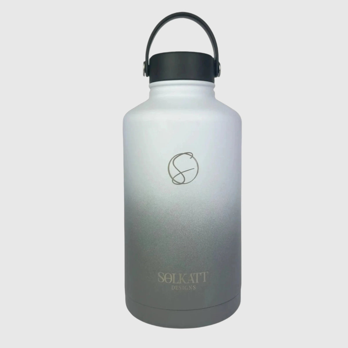 Misty Grey Insulated Water Bottle - 1.9L - Solkatt Designs 