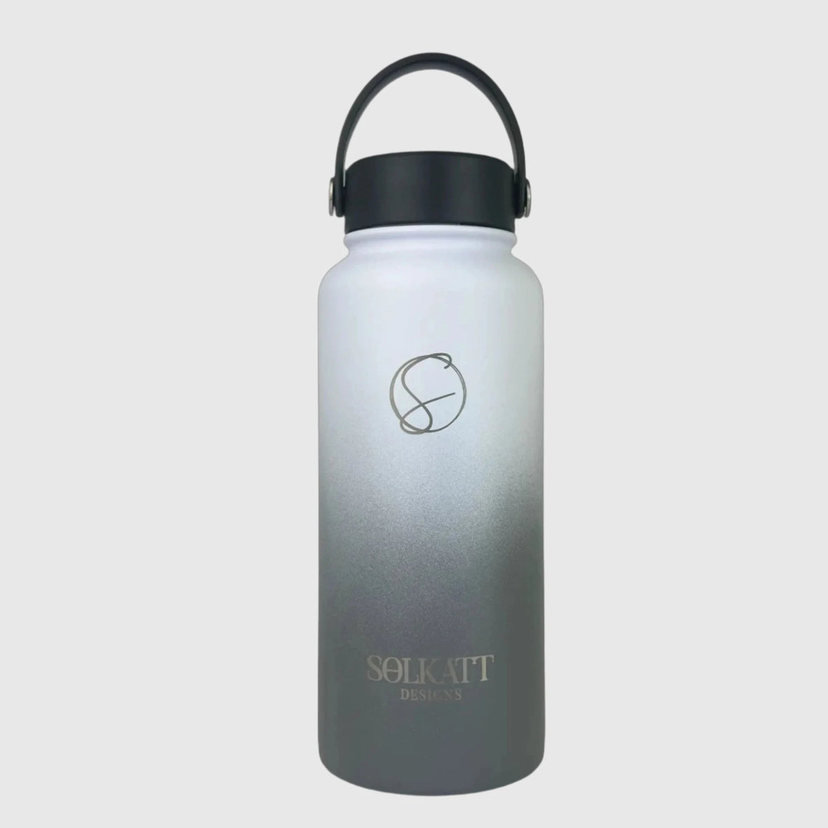 Misty Grey Insulated Water Bottle - 950ml - Solkatt Designs 