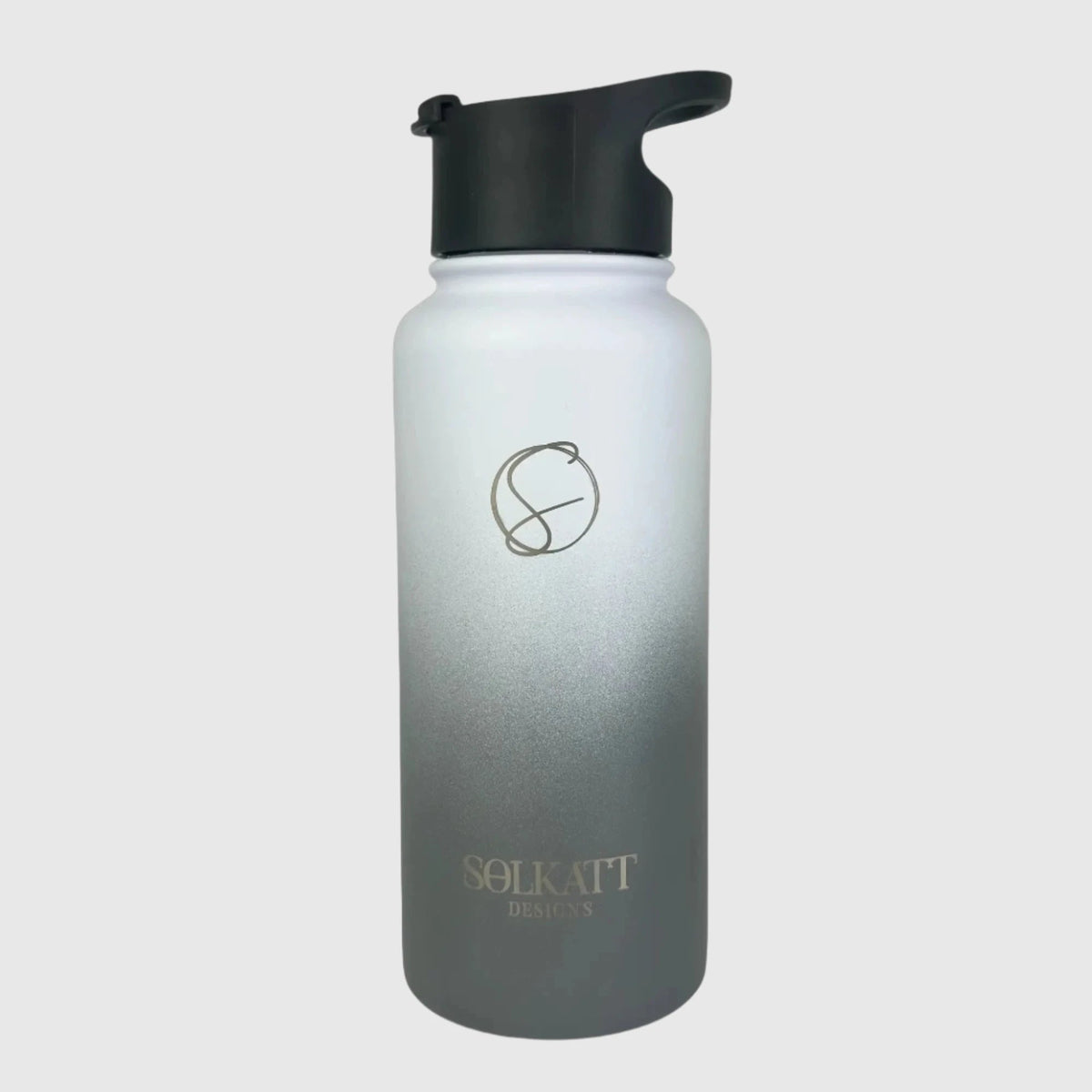 Misty Grey Insulated Water Bottle - 950ml - Solkatt Designs 