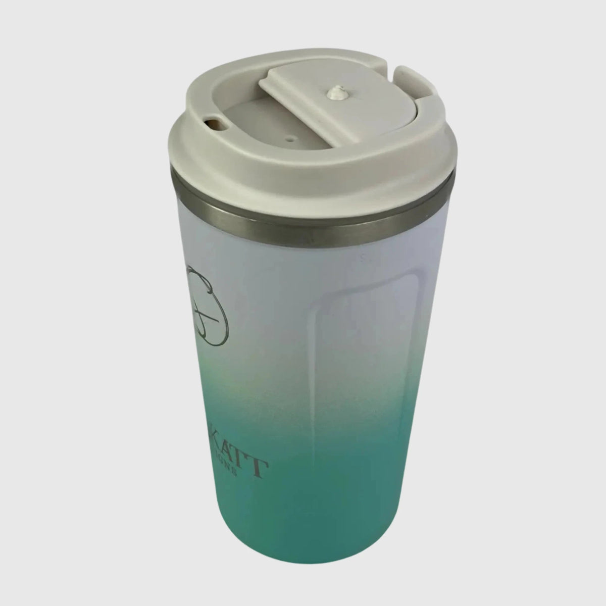 Ocean Aqua Insulated Travel Coffee Cup - 500ml - Solkatt Designs 