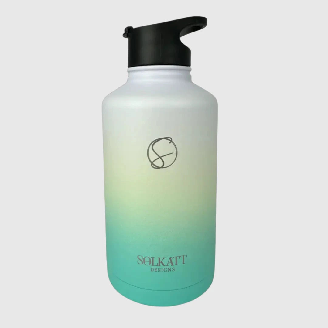 Ocean Aqua Insulated Water Bottle - 1.9L - Solkatt Designs 