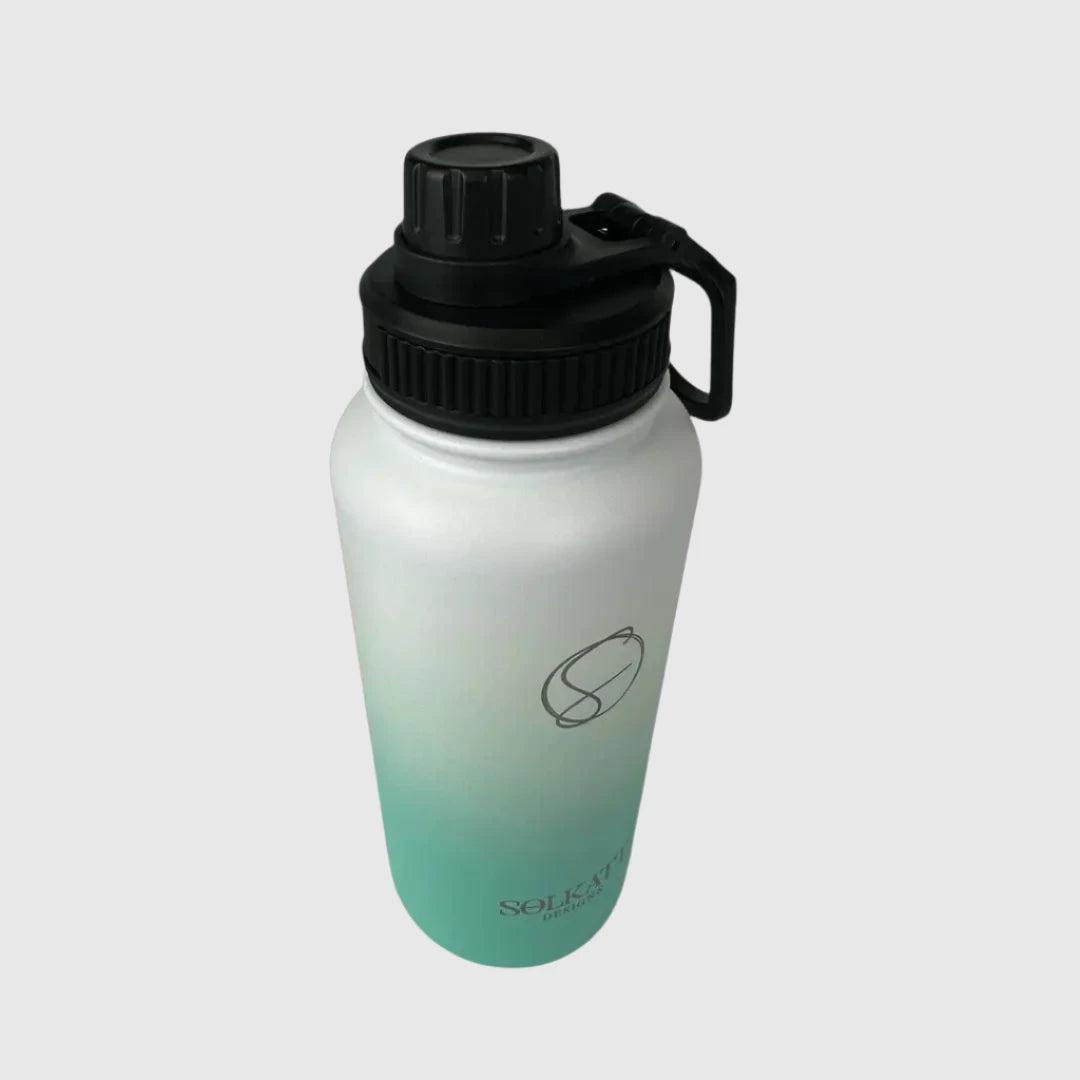 Ocean Aqua Insulated Water Bottle - 950ml - Solkatt Designs 