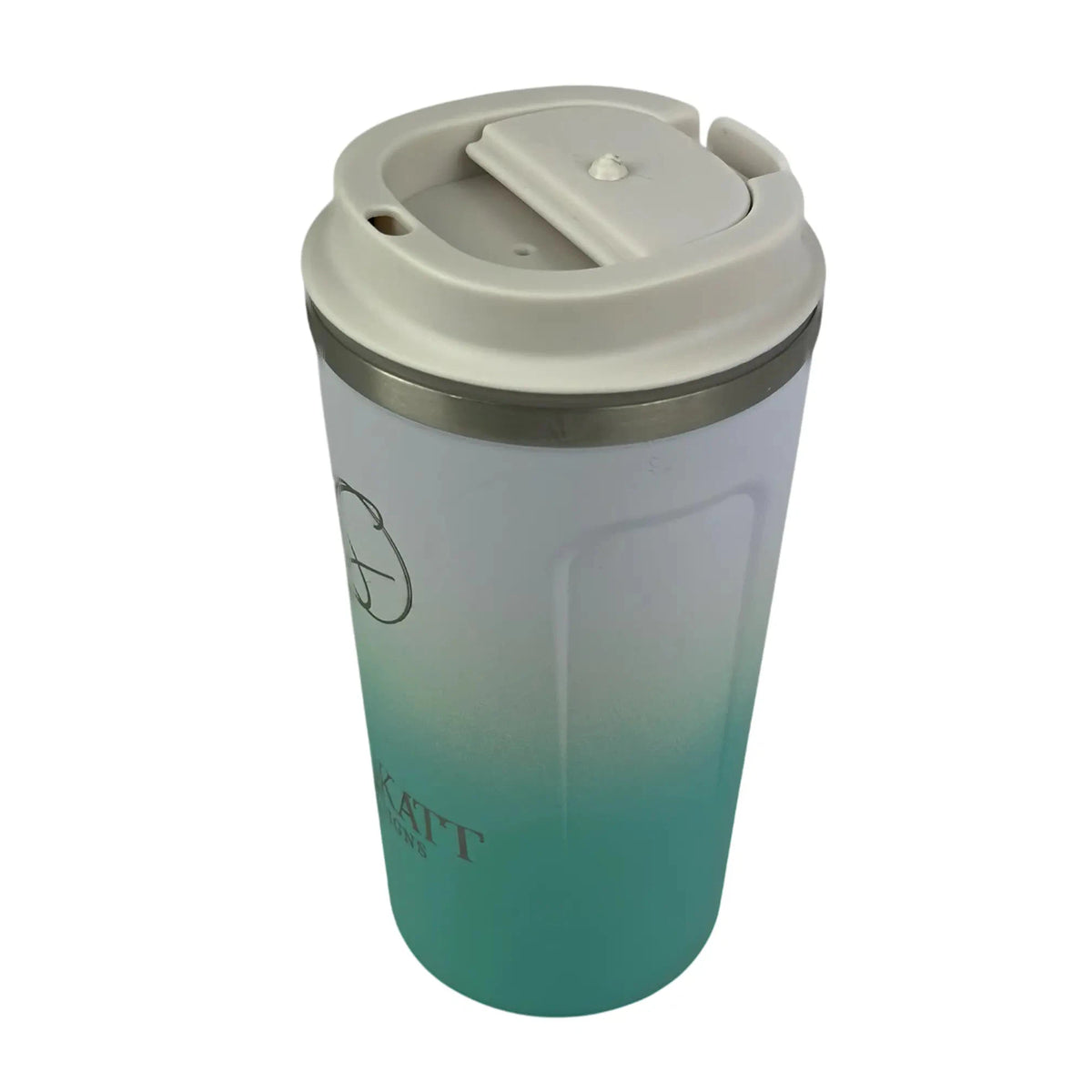 Ocean Aqua Insulated Travel Coffee Cup - 500ml - Solkatt Designs 