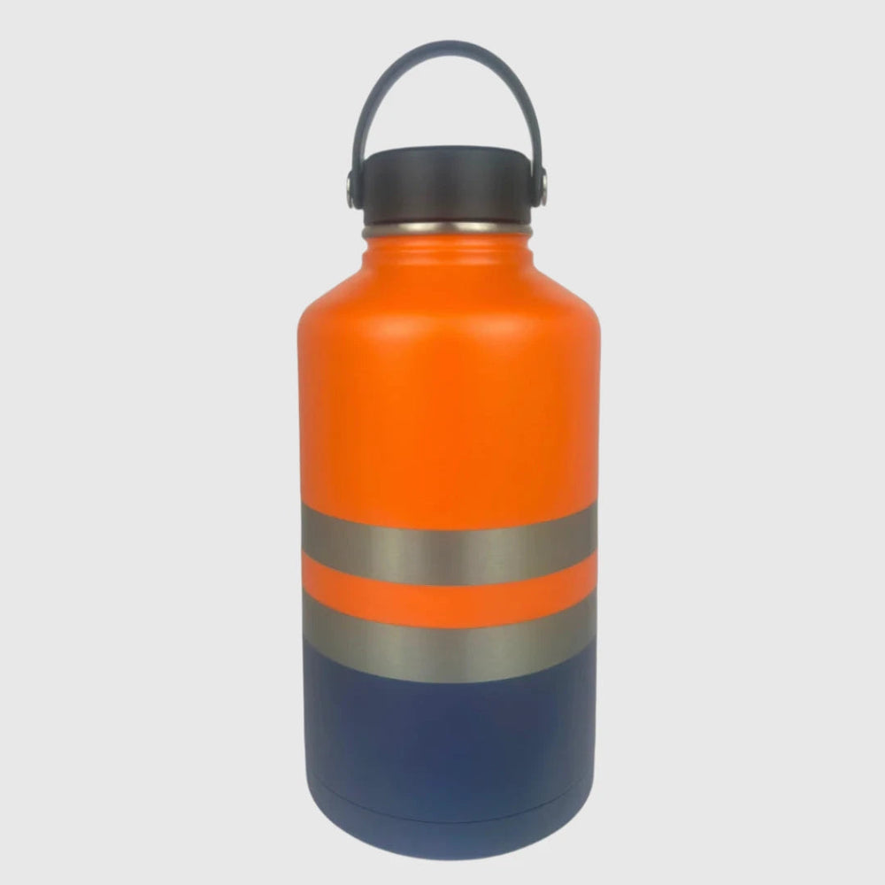 Ole Mate Orange Insulated Tradie Water Bottle - 1.9L Stainless Steel