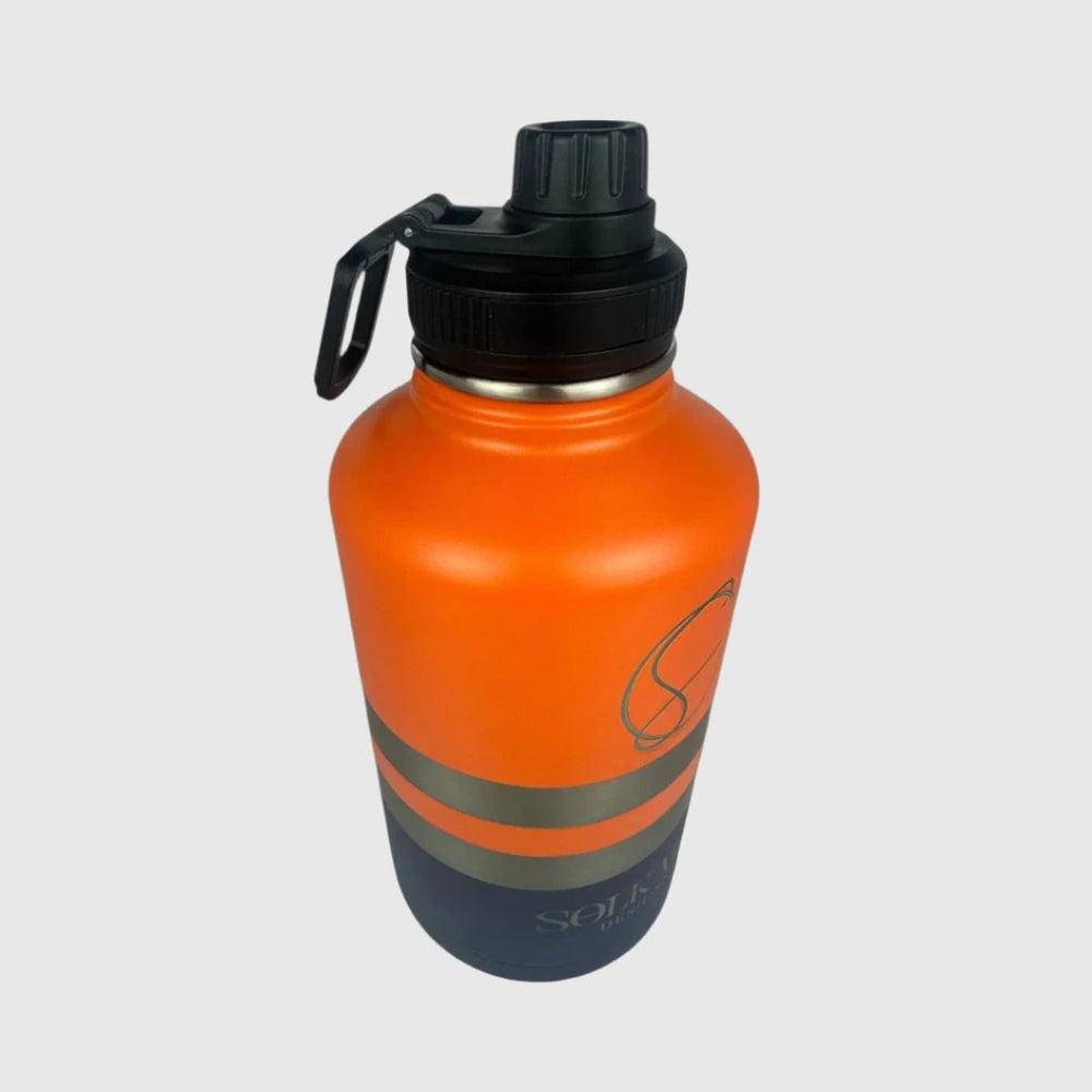 Ole Mate Orange Insulated Tradie Water Bottle - 1.9L Stainless Steel