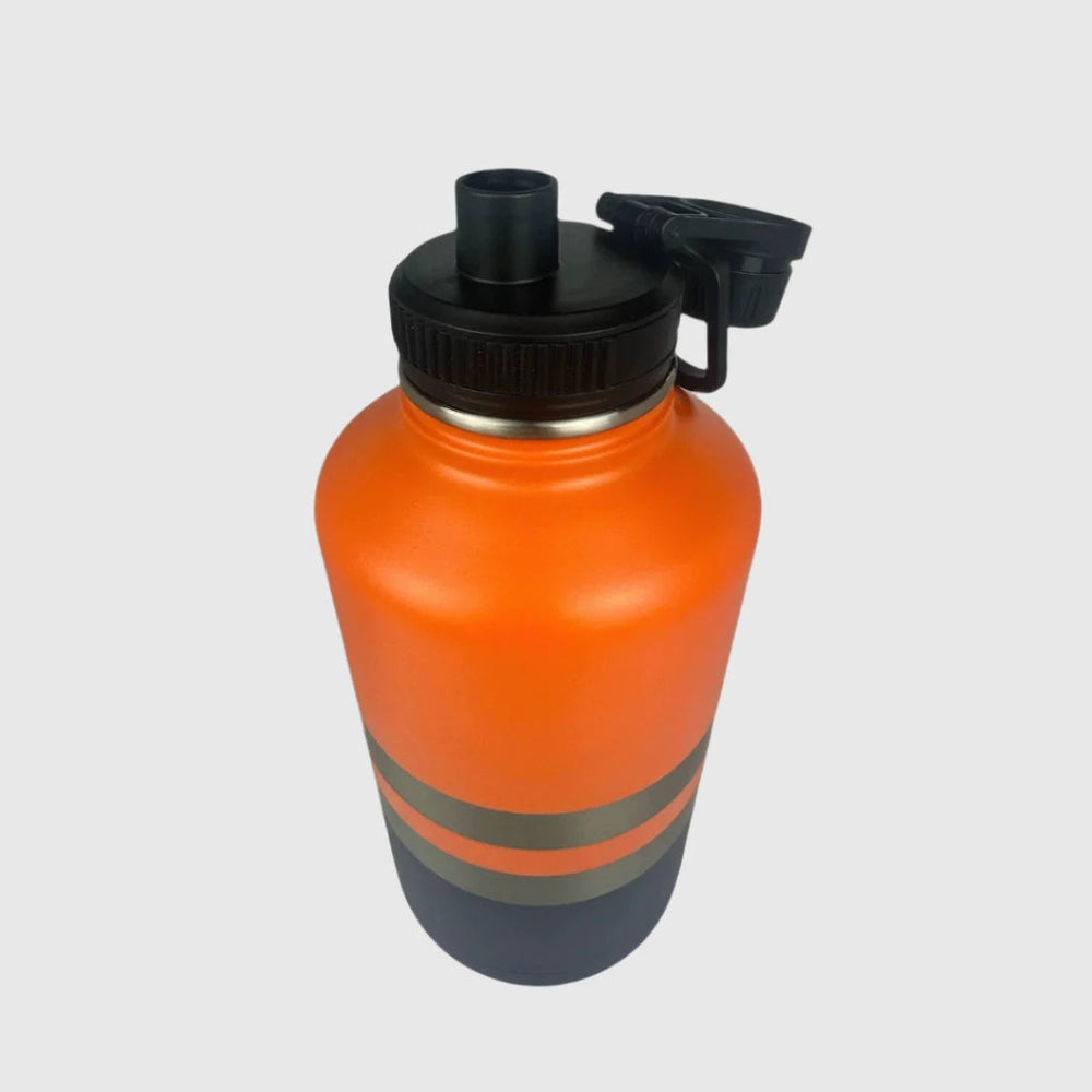 Ole Mate Orange Insulated Tradie Water Bottle - 1.9L Stainless Steel